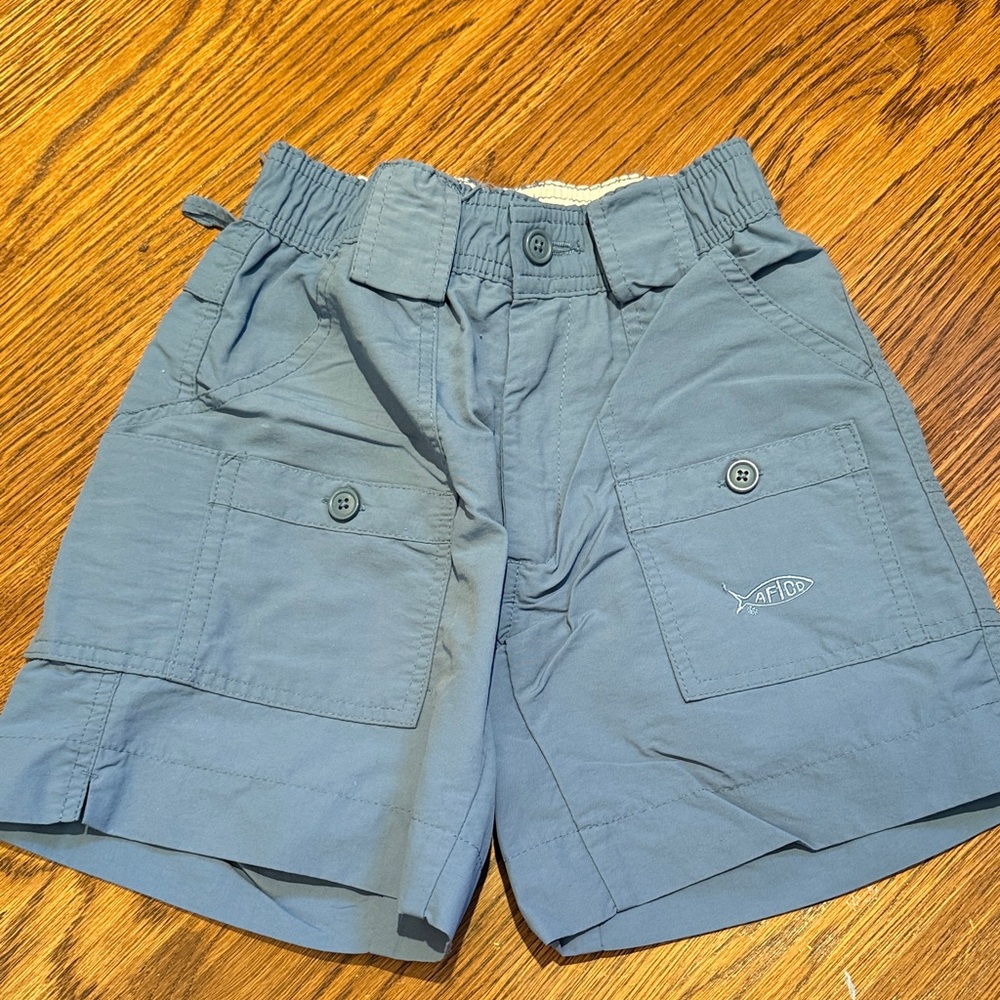 AFTCO Kids Blue-Gray Adventure Shorts